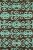 Loloi Milano ML-07 Chocolate / Teal Area Rug main image