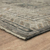 Karastan Echo Milo Grey Area Rug Angle Image