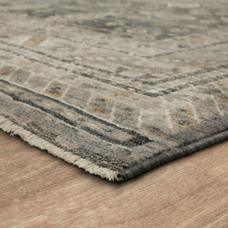 Karastan Echo Milo Grey Area Rug Angle Image