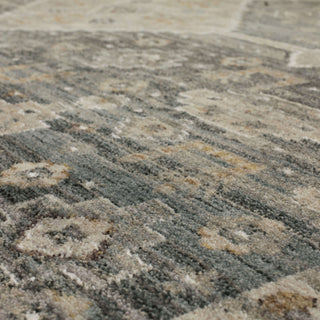 Karastan Echo Milo Grey Area Rug Detail Image