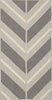 Colonial Mills Luxury Milo Runner Moonwalk Grey Area Rug