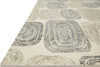 Loloi Milo MLO-01 Dark Grey / Neutral Area Rug Corner Image
