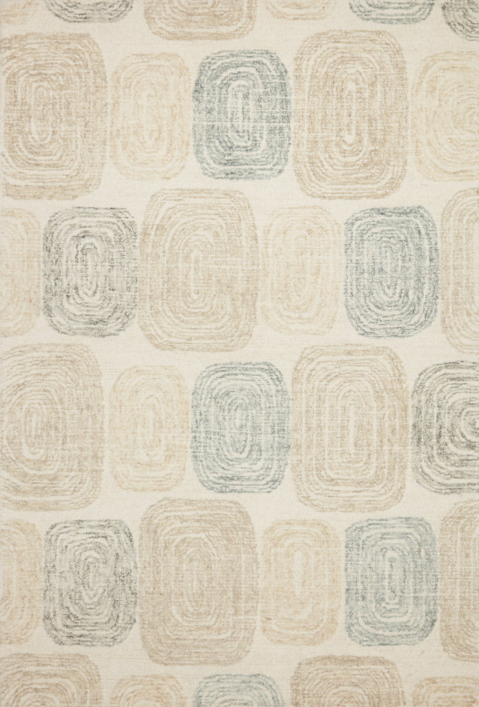 Loloi Milo MLO-01 Teal / Neutral Area Rug main image