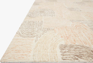 Loloi Milo MLO-02 Peach / Pebble Area Rug Corner Image