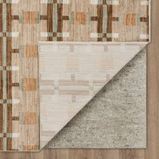 Karastan Persepolis Minya Brown Area Rug Back Image