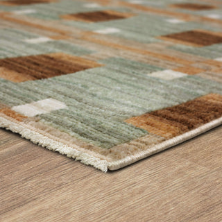 Karastan Persepolis Minya Dusty Sage Area Rug Angle Image
