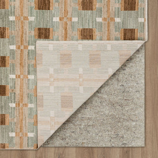Karastan Persepolis Minya Dusty Sage Area Rug Back Image
