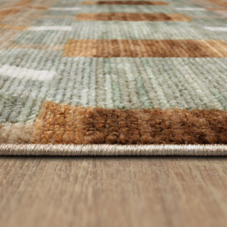 Karastan Persepolis Minya Dusty Sage Area Rug Detail Image