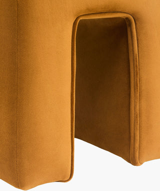 Surya Miraya MIRY-001 Mustard / Beige Furniture Corner Shot