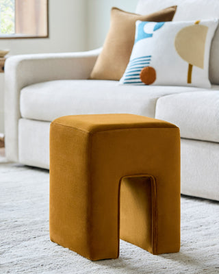 Surya Miraya MIRY-001 Mustard / Beige Furniture Style Shot