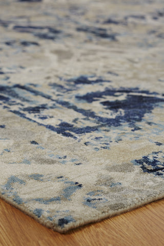 Ancient Boundaries Moor MOO-09 Travertine/Indigo Area Rug