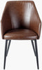 Surya Milford MLF-006 Medium Brown / Black Furniture Angle
