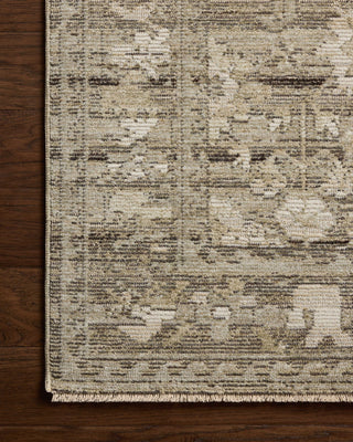 Loloi Milena MLE-01 Sage / Ivory Area Rug Corner Image