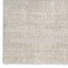 Nourison Modern Shag MMD04 Ivory Beige Area Rug Corner Image