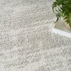 Nourison Modern Shag MMD04 Ivory Grey Area Rug Texture Image