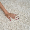 Nourison Modern Shag MMD04 Ivory Beige Area Rug Room Image Feature