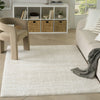Nourison Modern Shag MMD04 Ivory Beige Area Rug Corner Image