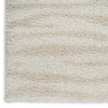 Nourison Modern Shag MMD05 Ivory Beige Area Rug Texture Image