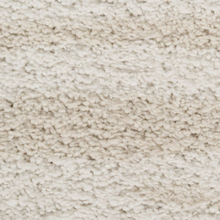 Nourison Modern Shag MMD05 Ivory Beige Area Rug Corner Image