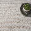 Nourison Modern Shag MMD05 Ivory Beige Area Rug Texture Image