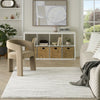 Nourison Modern Shag MMD05 Ivory Grey Area Rug Swatch Image