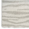 Nourison Modern Shag MMD05 Ivory Grey Area Rug Texture Image