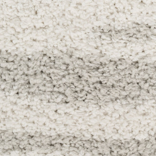 Nourison Modern Shag MMD05 Ivory Grey Area Rug Corner Image