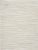 Nourison Modern Shag MMD05 Ivory Beige Area Rug Main Image