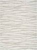 Nourison Modern Shag MMD05 Ivory Grey Area Rug main image
