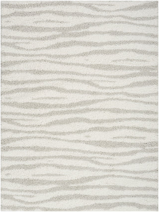 Nourison Modern Shag MMD05 Ivory Grey Area Rug main image