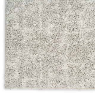 Nourison Modern Shag MMD06 Grey Ivory Area Rug Texture Image