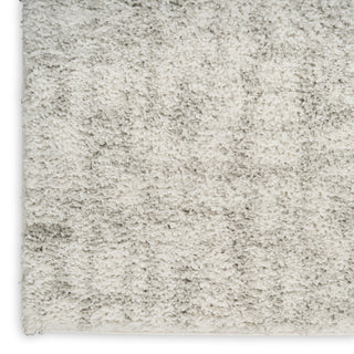 Nourison Modern Shag MMD06 Ivory Grey Area Rug Texture Image