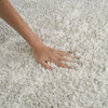 Nourison Modern Shag MMD06 Grey Ivory Area Rug Room Image Feature