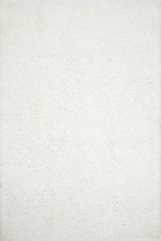 Loloi II Mila Shag MIL-01 White Area Rug Main Image