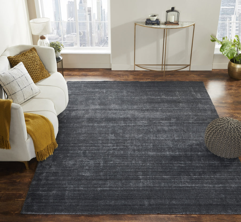 K2 Meridian MN-538 Charcoal Area Rug Lifestyle Image Feature