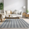 Dalyn Marlo MO1 Navy Area Rug Lifestyle Image Feature