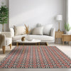 Dalyn Marlo MO1 Red Area Rug Lifestyle Image Feature