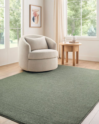 Livabliss Maribor MOB-2306 Olive Area Rug Room Scene Feature