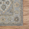 LR Resources Modern Traditions 81285 Ice Blue Area Rug Corner Image