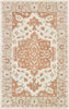 LR Resources Modern Traditions 81287 Orange/Gray Area Rug 7' 9'' X 9' 9'' Main Image