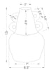 Surya Mohen MOH-001 Terracotta Line Drawing