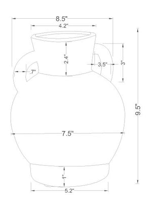 Surya Mohen MOH-002 Terracotta Line Drawing