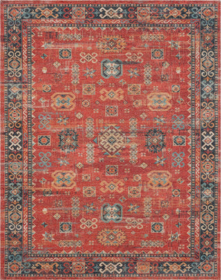 Karastan Zula Mombasa Red Area Rug