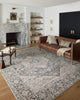 Loloi II Monroe MON-01 Charcoal/Multi Area Rug Lifestyle Image Feature