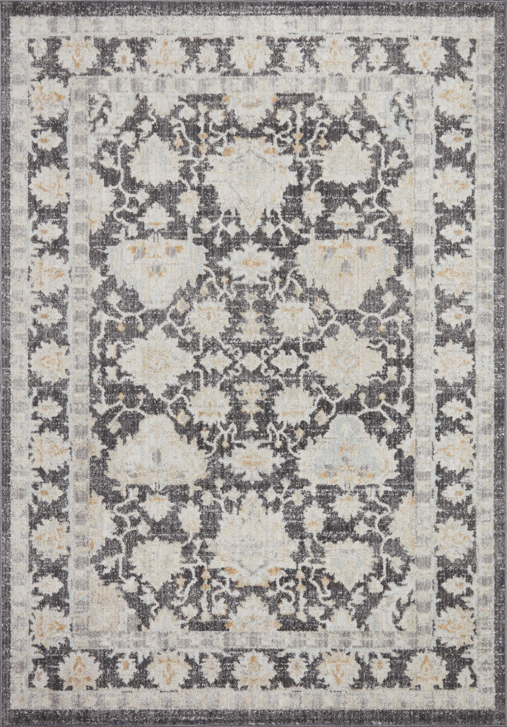 Loloi Monroe MON-05 Charcoal/Natural Area Rug