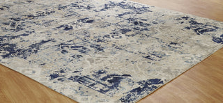 Ancient Boundaries Moor MOO-09 Travertine/Indigo Area Rug Floor Image