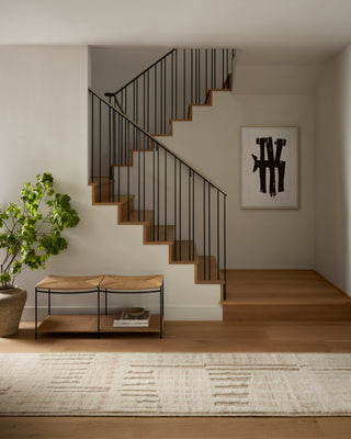 Loloi Moore MOE-03 Blush/Ivory Area Rug by Carrier and Company Lifestyle Image Feature