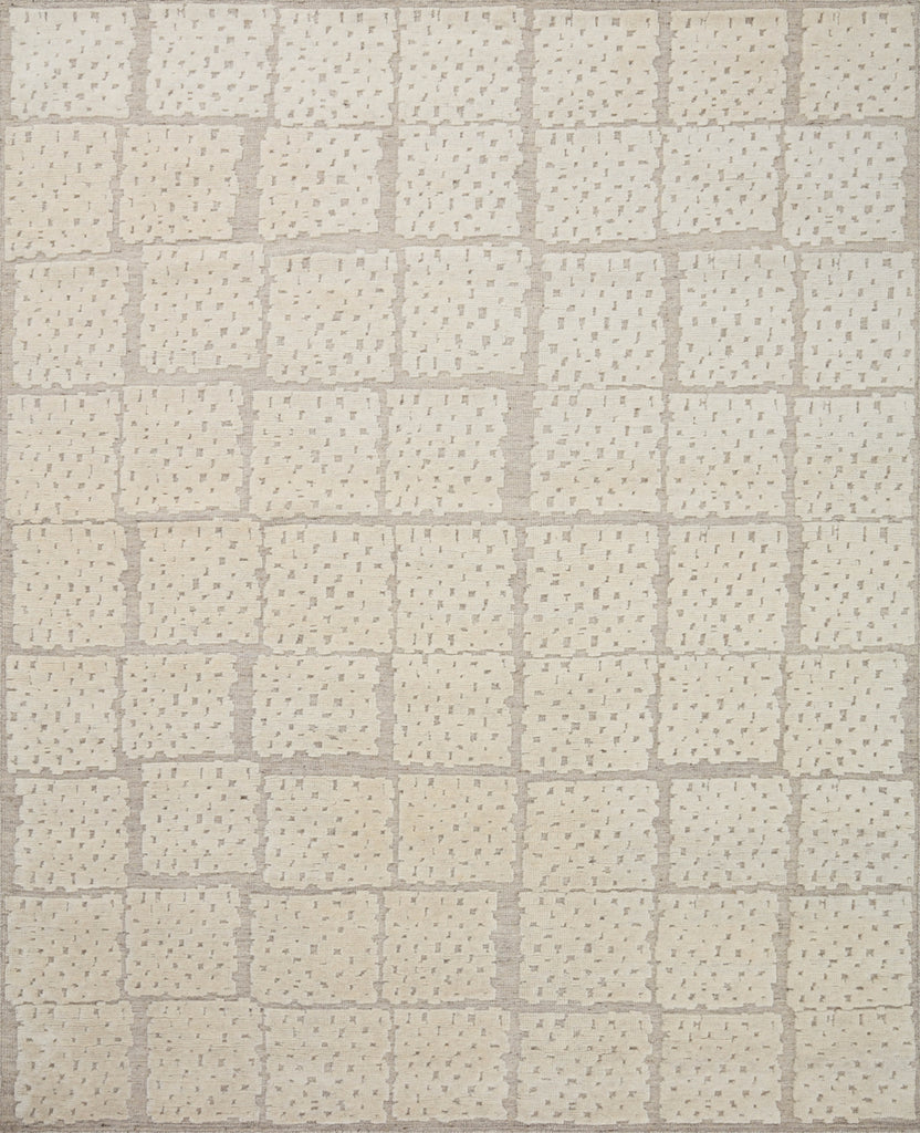 Loloi Moore MOE-04 Pebble/Ivory Area Rug by Carrier and Company