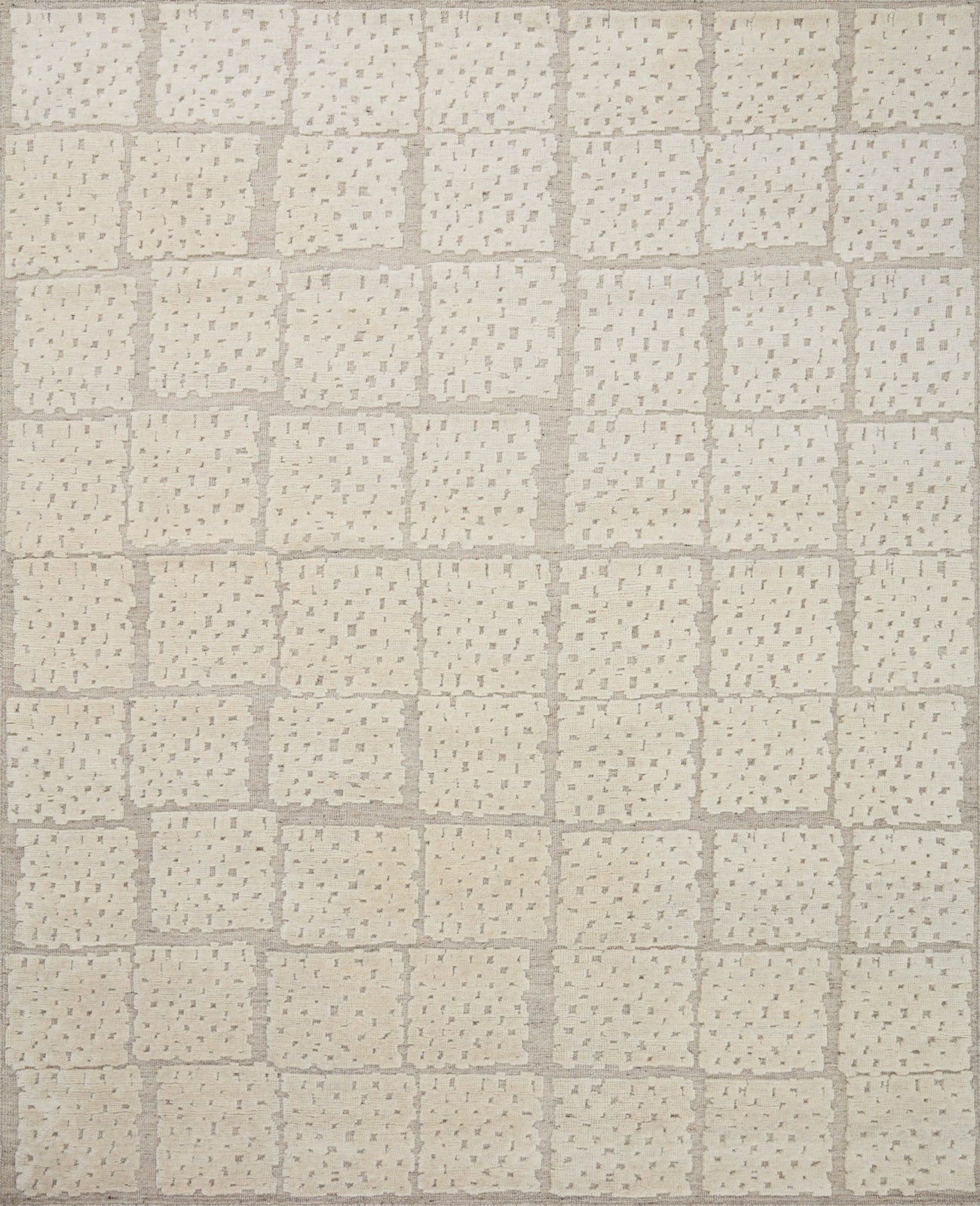 Loloi Moore MOE-04 Pebble/Ivory Area Rug by Carrier and Company