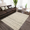 Dalyn Marquee MQ2 Ivory/Metal Area Rug 